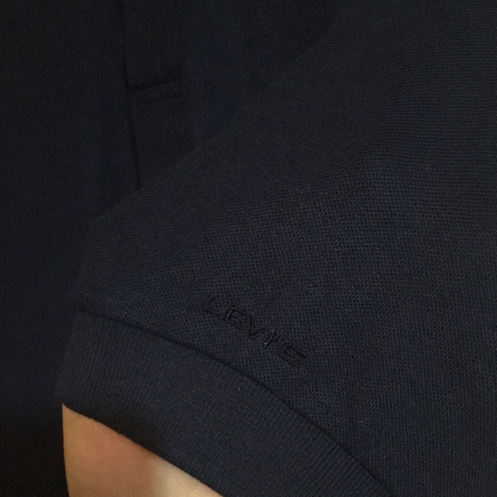 Levi's Blue Polo Shirt - Picture 3 of 4